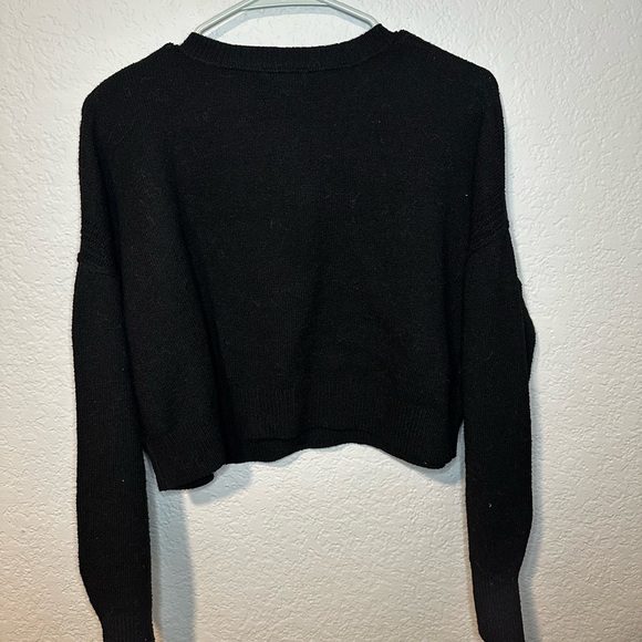 Wild Fable Black Crew Neck Sweater - Picture 3 of 3